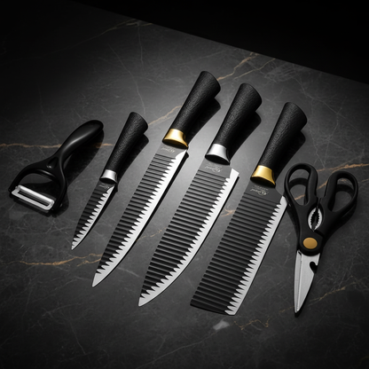 Premium Knife Set Studio Shot