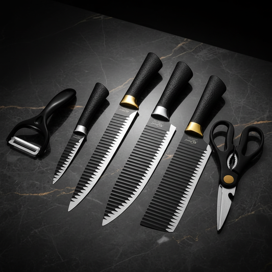 Premium Knife Set Studio Shot
